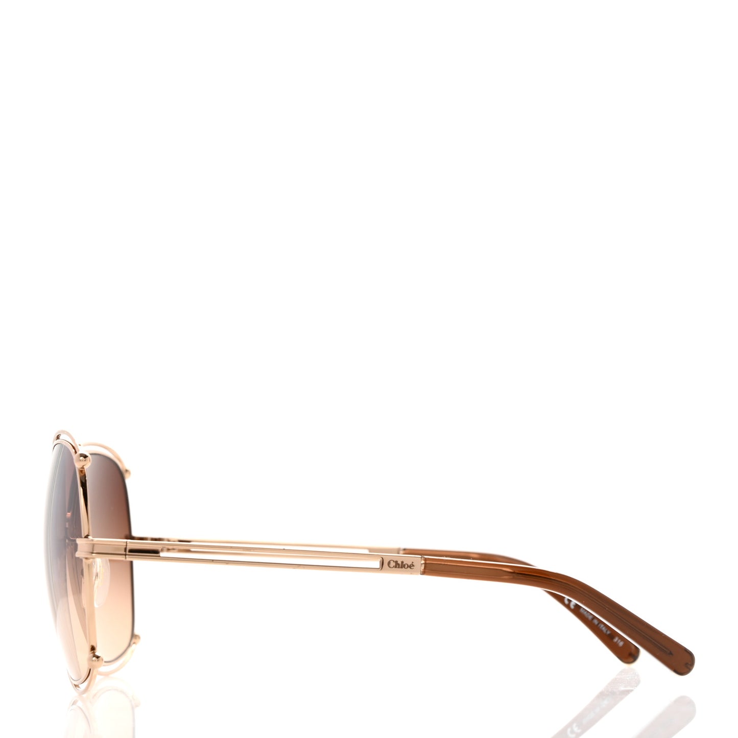 Isidora Oversized Round Sunglasses CE122S Gold