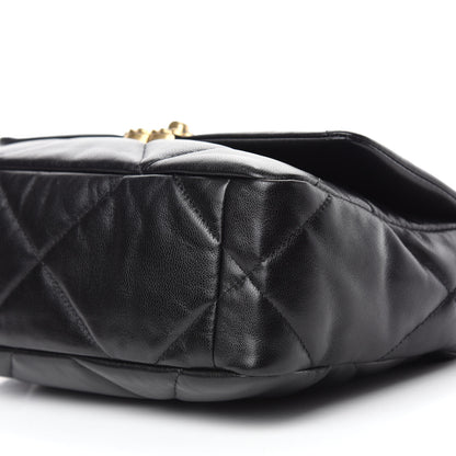 Chanel Goatskin Quilted Medium Chanel 19 Flap Black 6 of 10