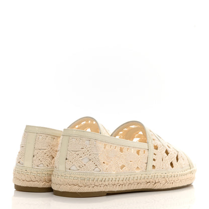 Chanel Macrame Patent CC Espadrilles 41 Beige Ivory 4 of 10