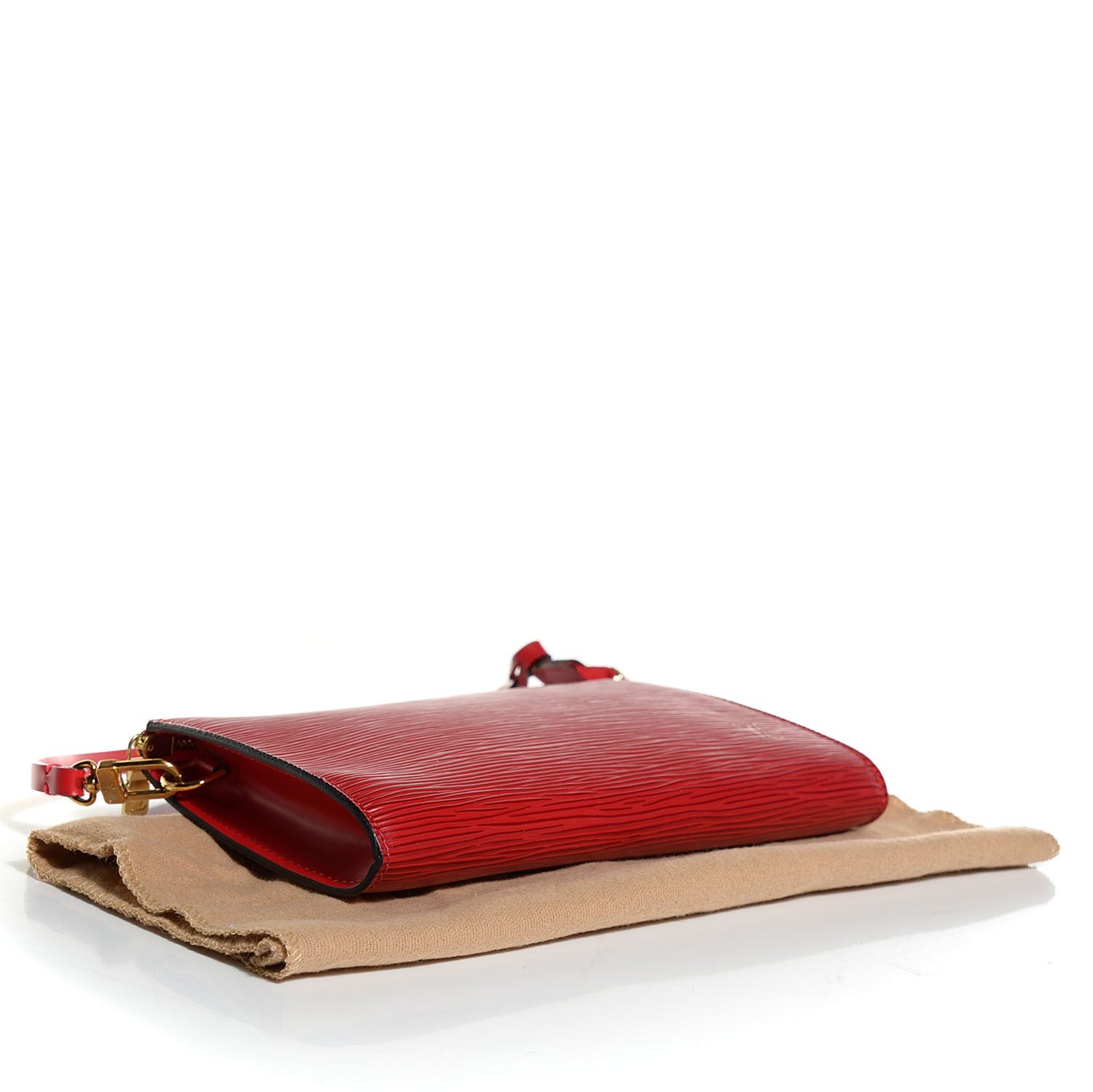 Louis Vuitton Epi Pochette Accessories 24 Castillan Red 4 of 7