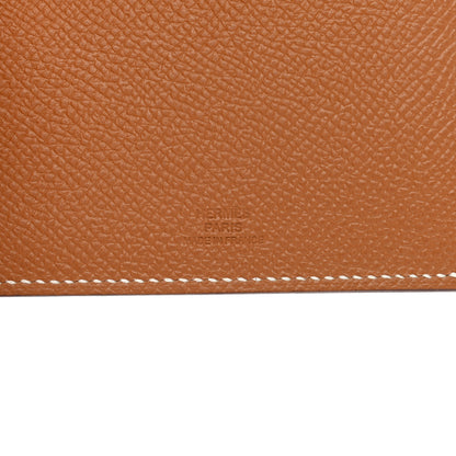 Hermes Epsom Tarmac Dot PM Passport Holder Gold Nata 6 of 8