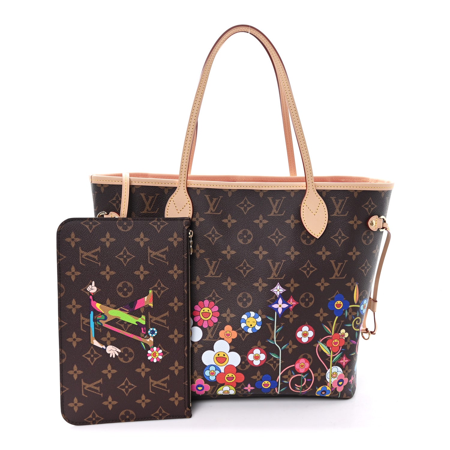 LOUIS VUITTON モノグラムフラワー　ダミエ Louis Vuitton LV X TM Monogram Flowers Neverfull MM 1852804