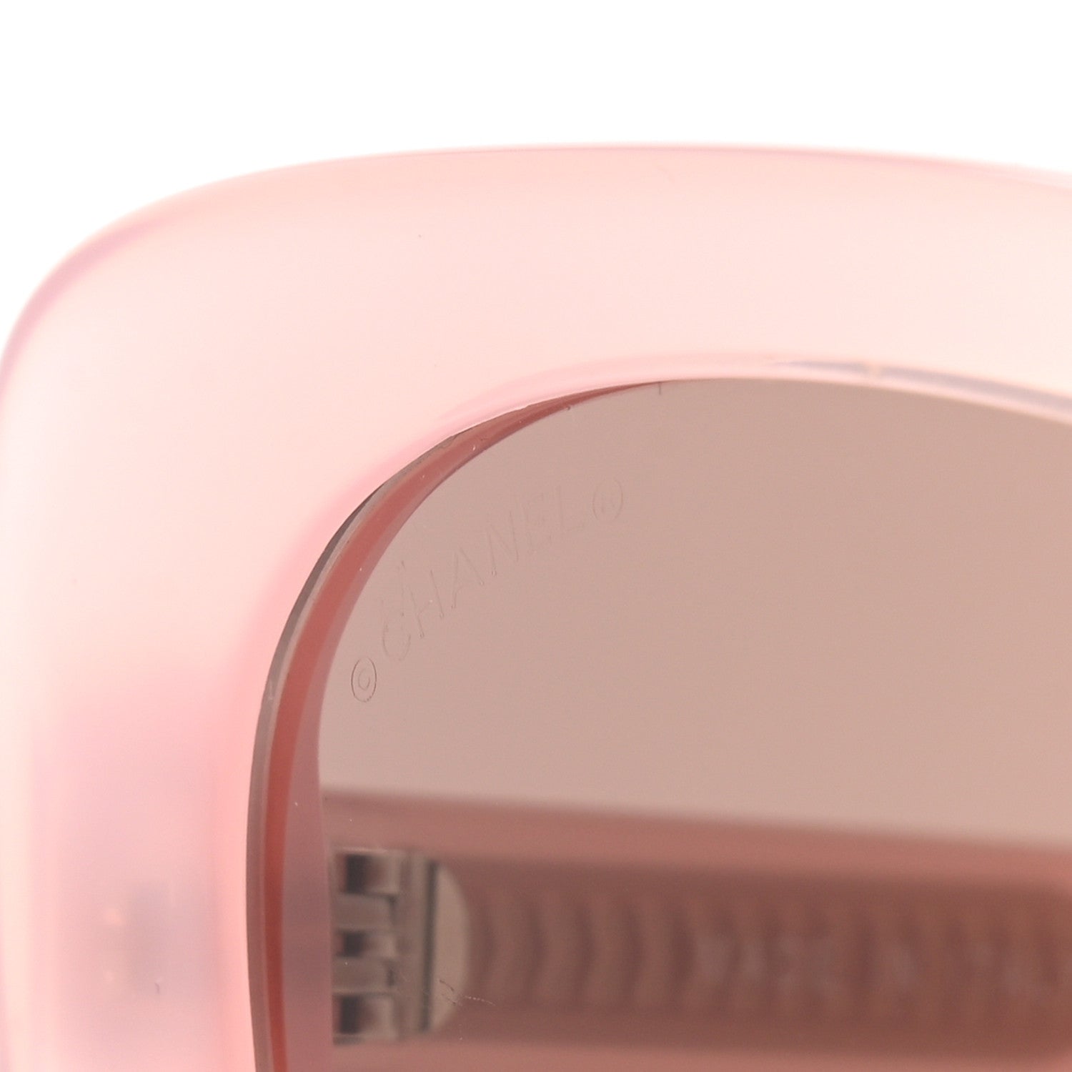 Chanel Acetate Rectangle Sunglasses 5504-A Light Pink 7 of 8