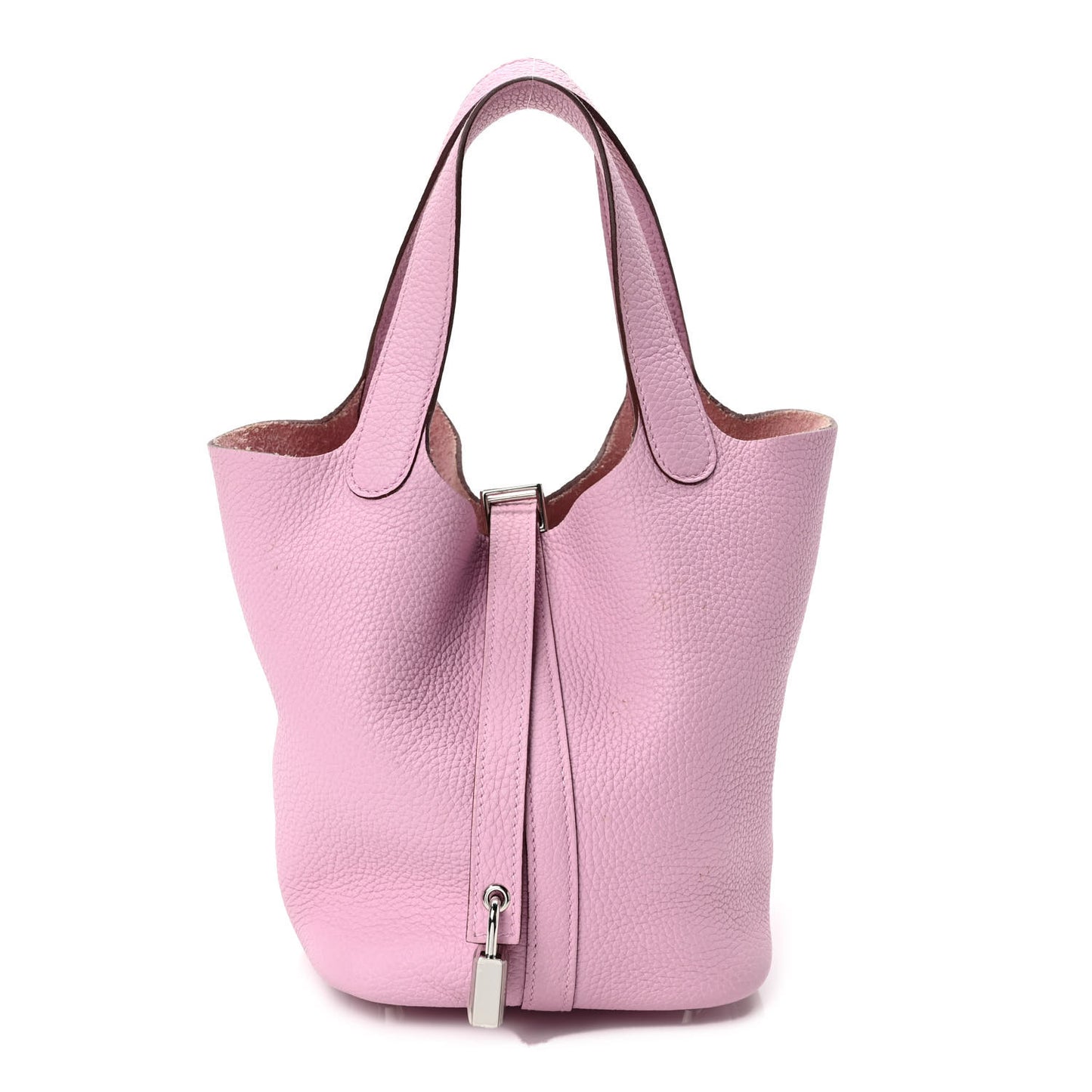 Taurillon Clemence Picotin Lock 18 PM Mauve Sylvestre