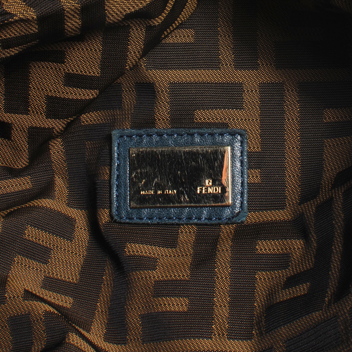 Fendi Nappa Nuvolata Spy Petrolio 6 of 9