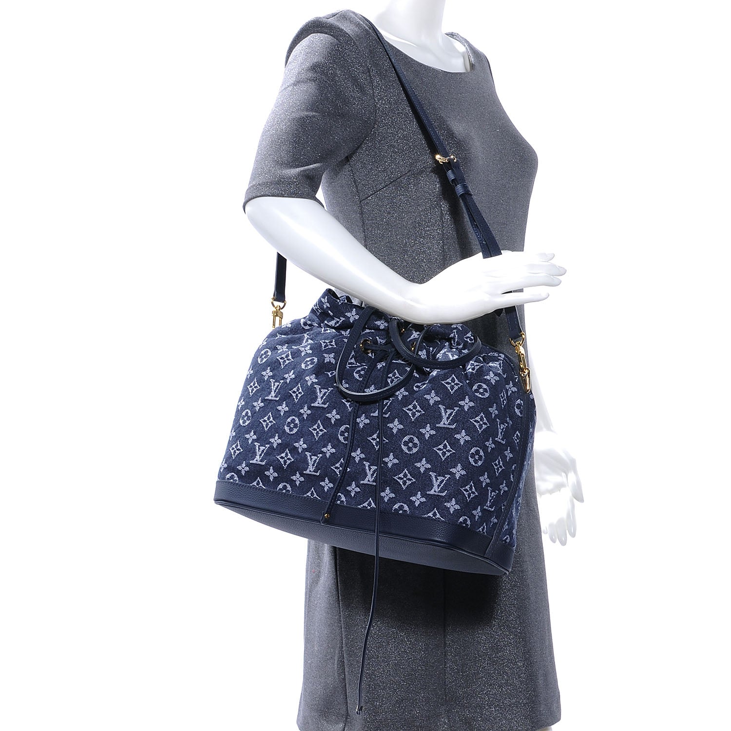 Louis Vuitton Denim Noefull MM Grand Blue 2 of 7