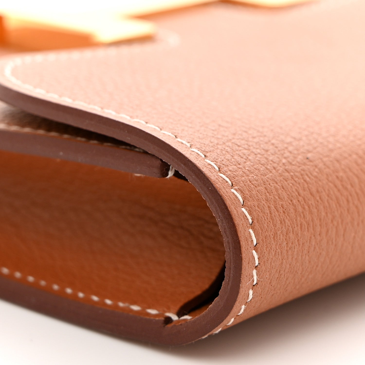 Hermes Evercolor Constance Slim Wallet Gold 9 of 12