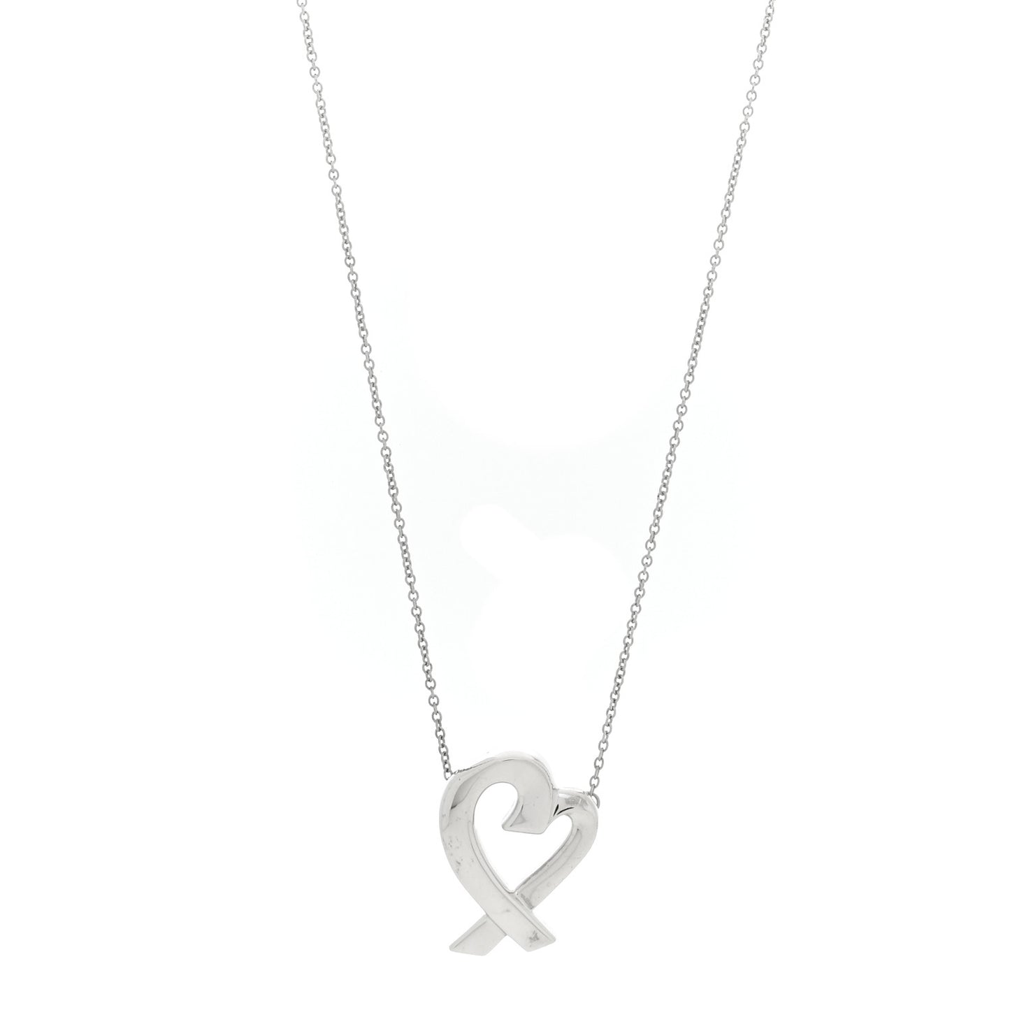 Sterling Silver Paloma Picasso Loving Heart Pendant Necklace