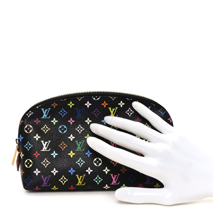 Louis Vuitton Monogram Multicolor Cosmetic Pouch Black Grenade 2 of 6