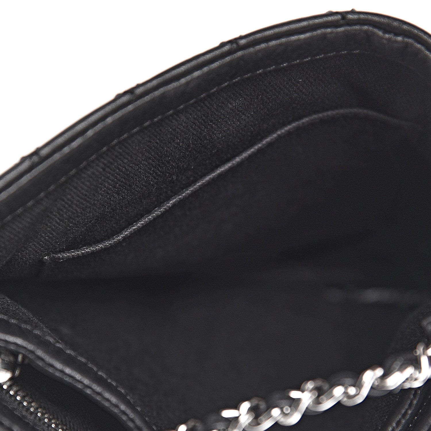 Chanel Calfskin Quilted Crossbody Bag Black 6 of 11