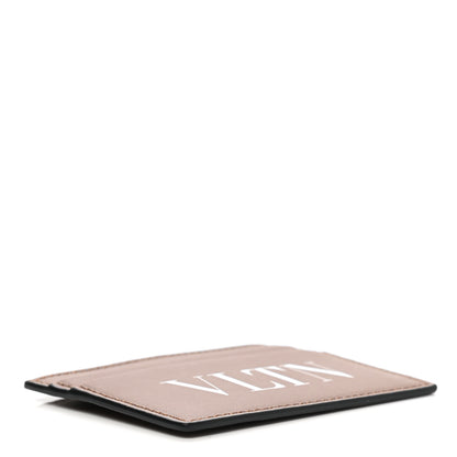 Valentino Garavani Calfskin VLTN Card Holder Cuir White 4 of 6