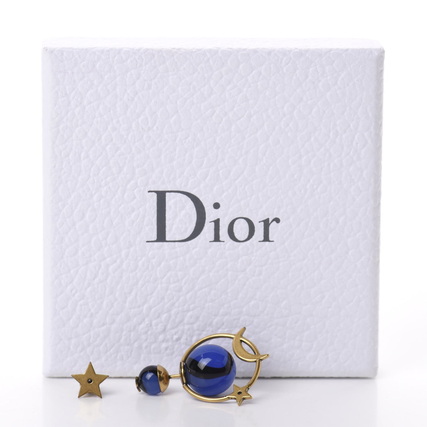 Tribales Astre Lunaire Earrings Gold Blue
