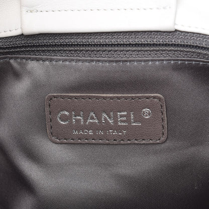 Chanel Lambskin Pearl Obsession Tote White 6 of 19
