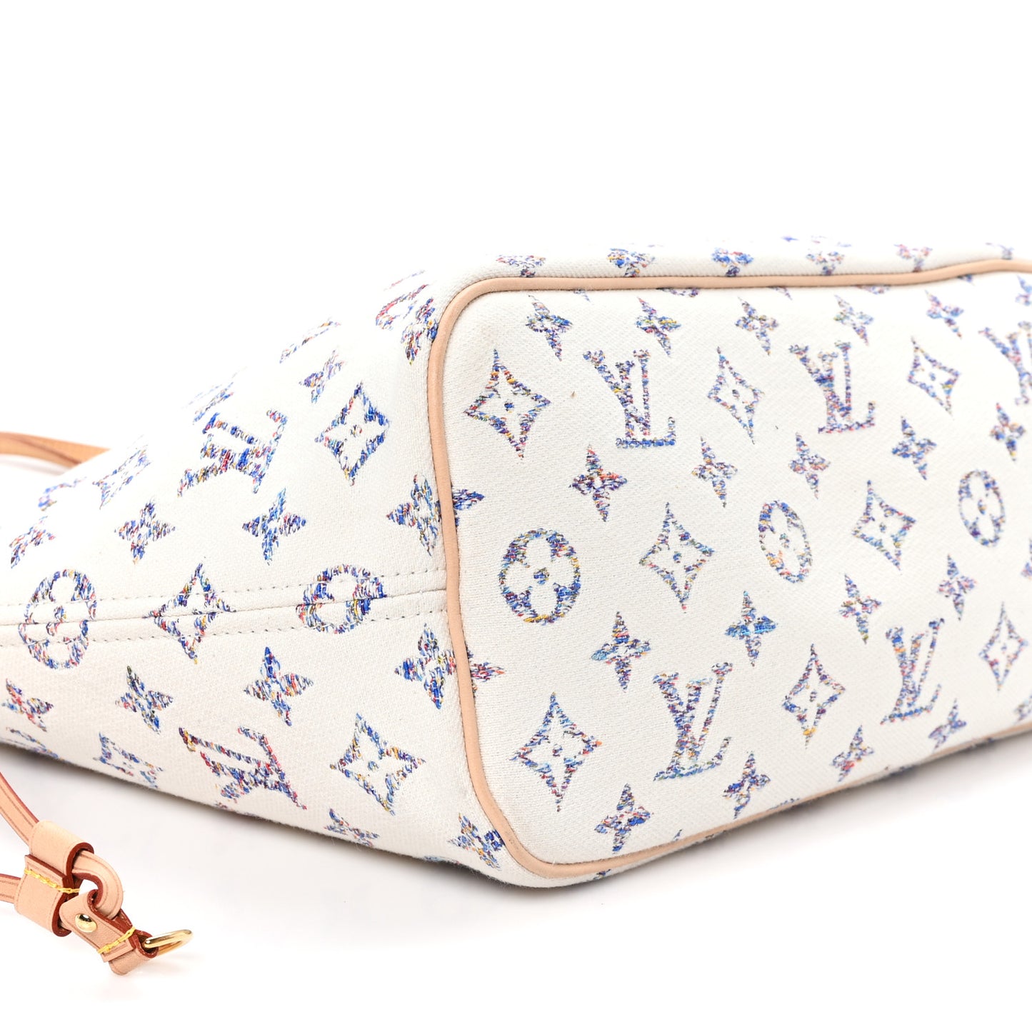 Monogram Jacquard Neverfull MM Multicolor Beige