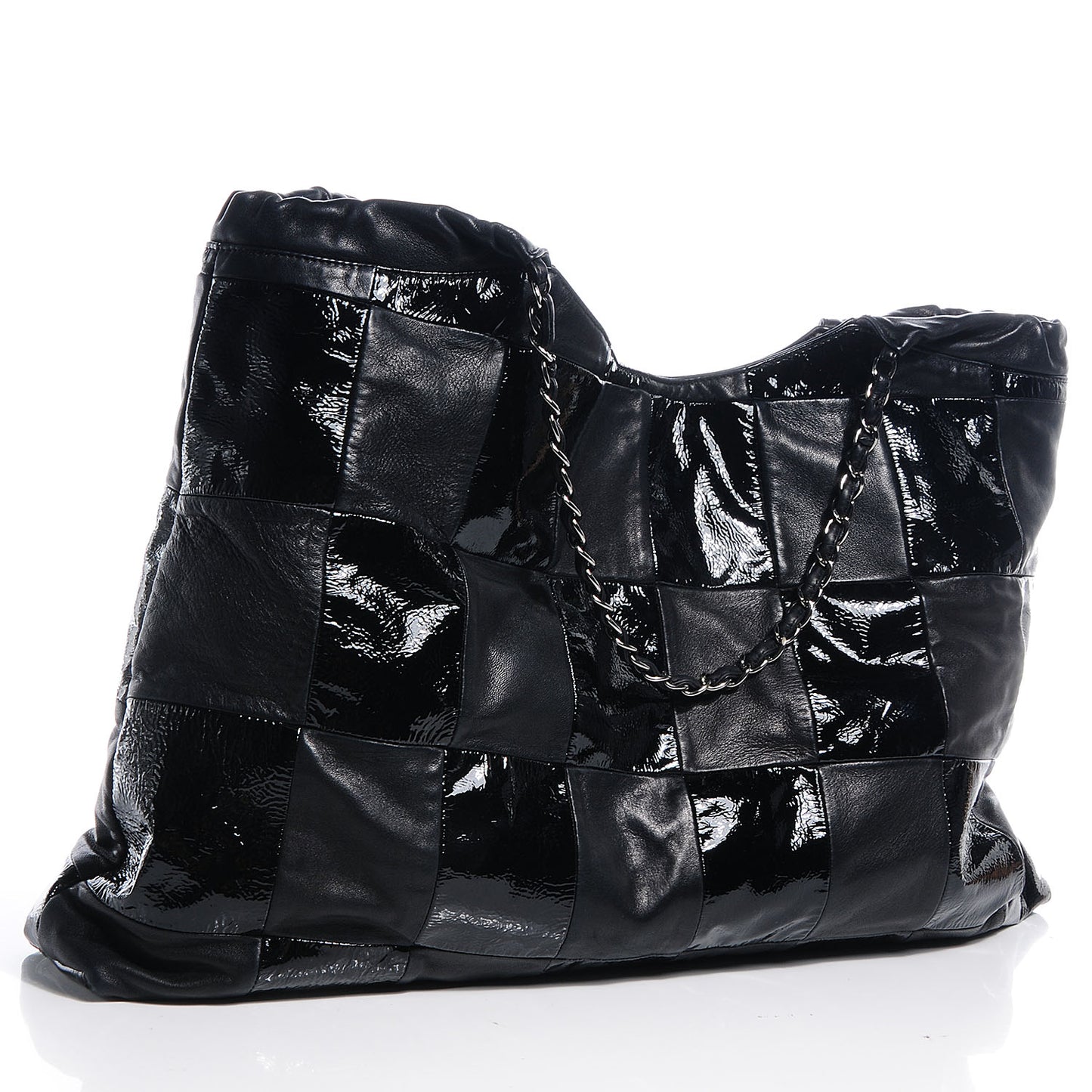 Patent Patchwork Brooklyn Large Tote