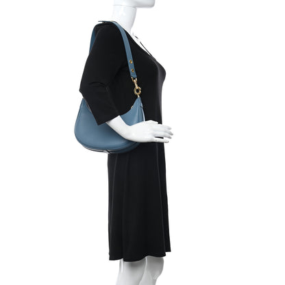Celine Smooth Calfskin Medium Strap Ava Shoulder Bag Denim 2 of 10