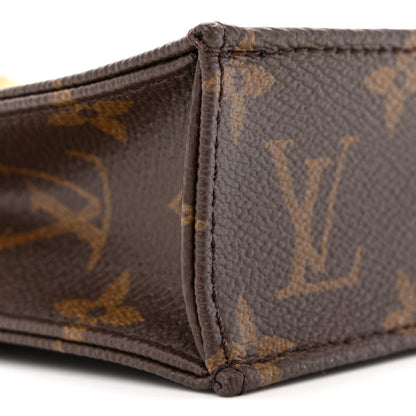 Louis Vuitton Monogram Petit Sac Plat 8 of 9