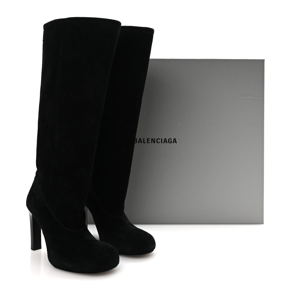 Balenciaga Suede Fargo Boots 39 Black 7 of 7