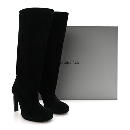 Balenciaga Suede Fargo Boots 39 Black 7 of 7