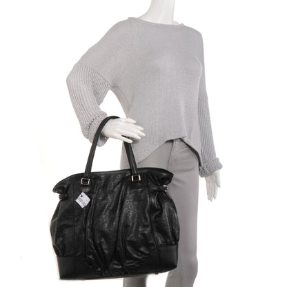Gucci Horsebit Embossed Full Moon Tote Black 2 of 7