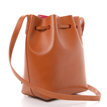 Mansur Gavriel Vegetable Tanned Calfskin Mini Bucket Bag Cammello Dolly 3 of 11