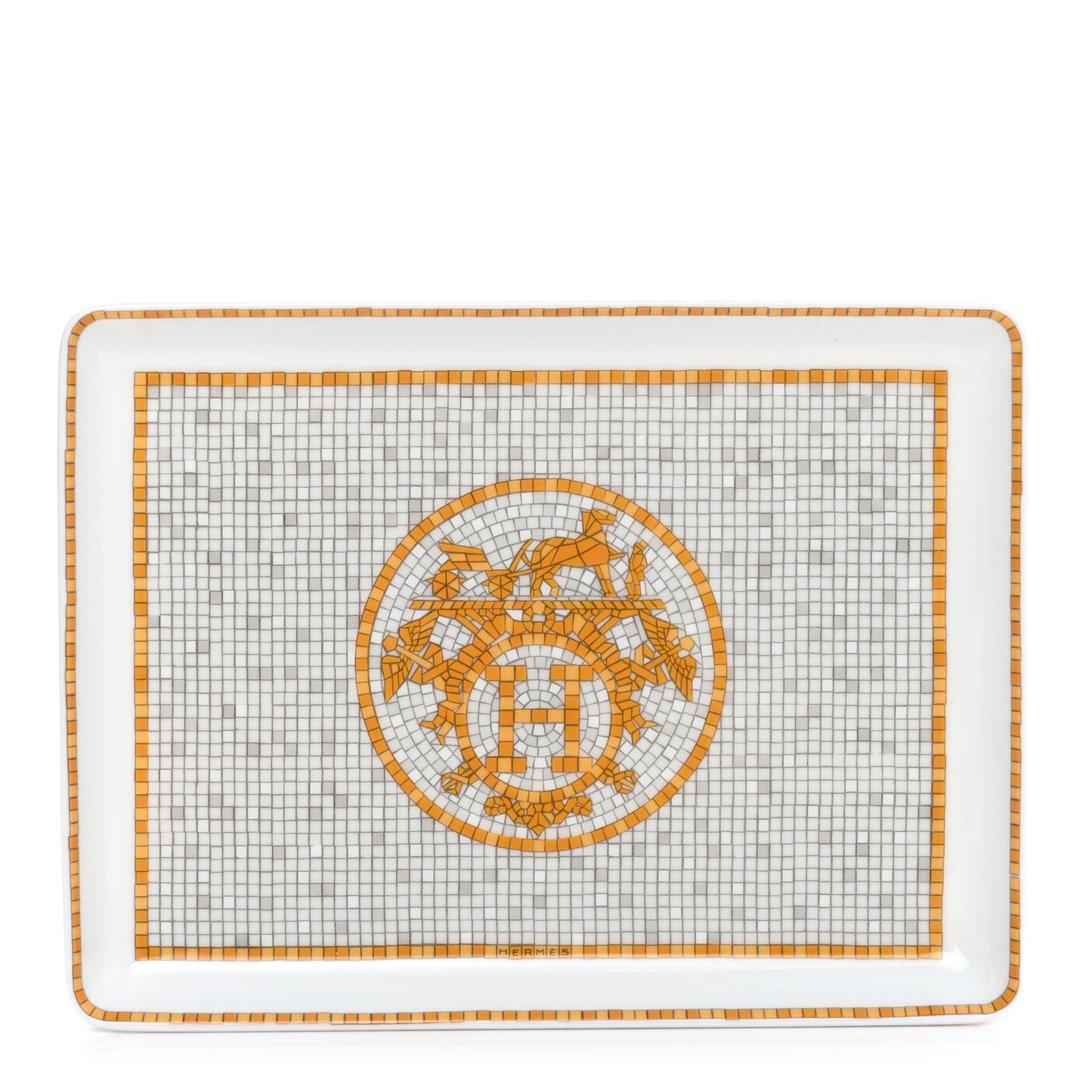 Porcelain Mosaique au 24 Gold Sushi Plate