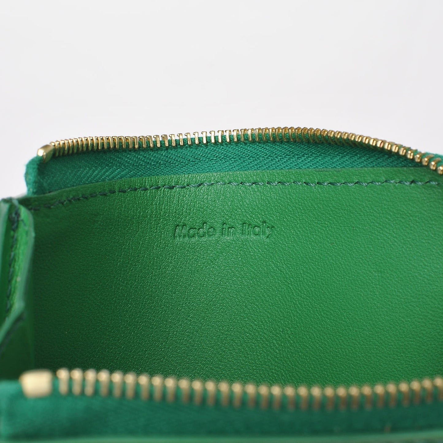 Calfskin Half Zip Multifunction Coin Purse