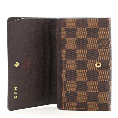 Louis Vuitton Damier Ebene Porte-Monnaie Tresor Wallet 5 of 12