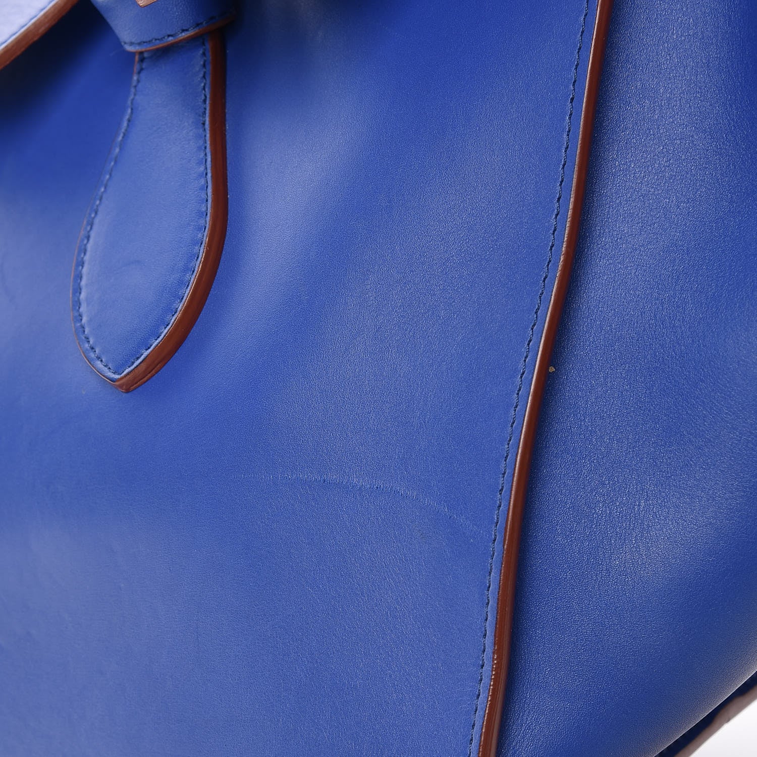 Celine Smooth Calfskin Small Tie Knot Tote Indigo 13 of 19