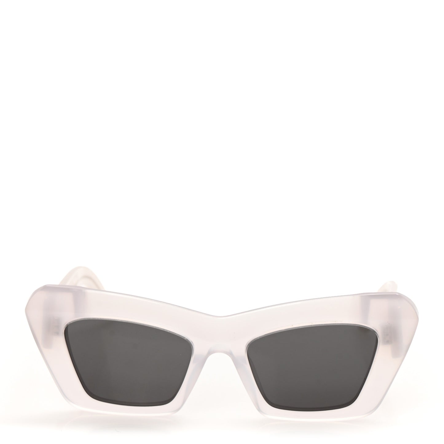 Acetate Cat Eye Sunglasses LW40036I White