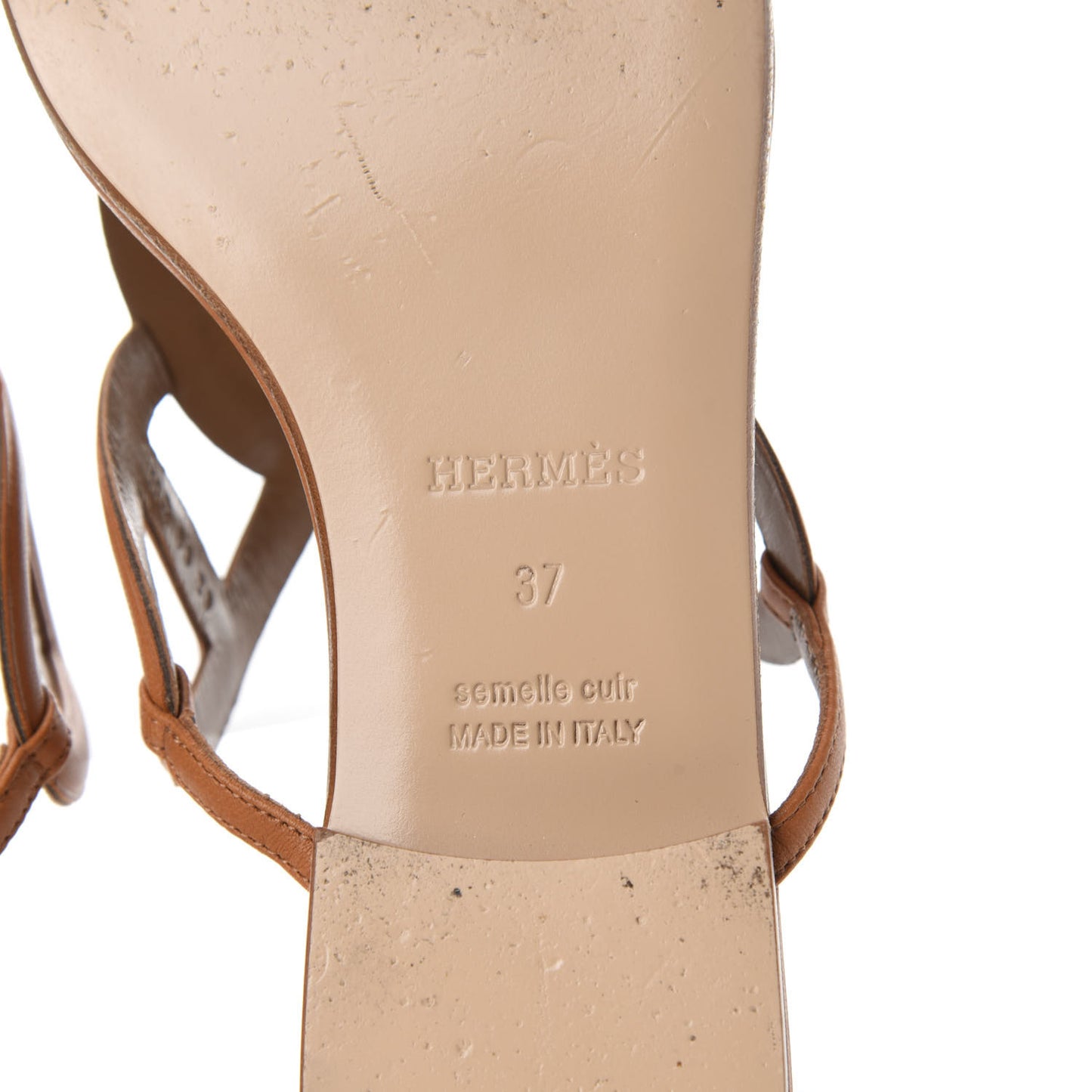 Nappa Beach Sandals 37 Fauve
