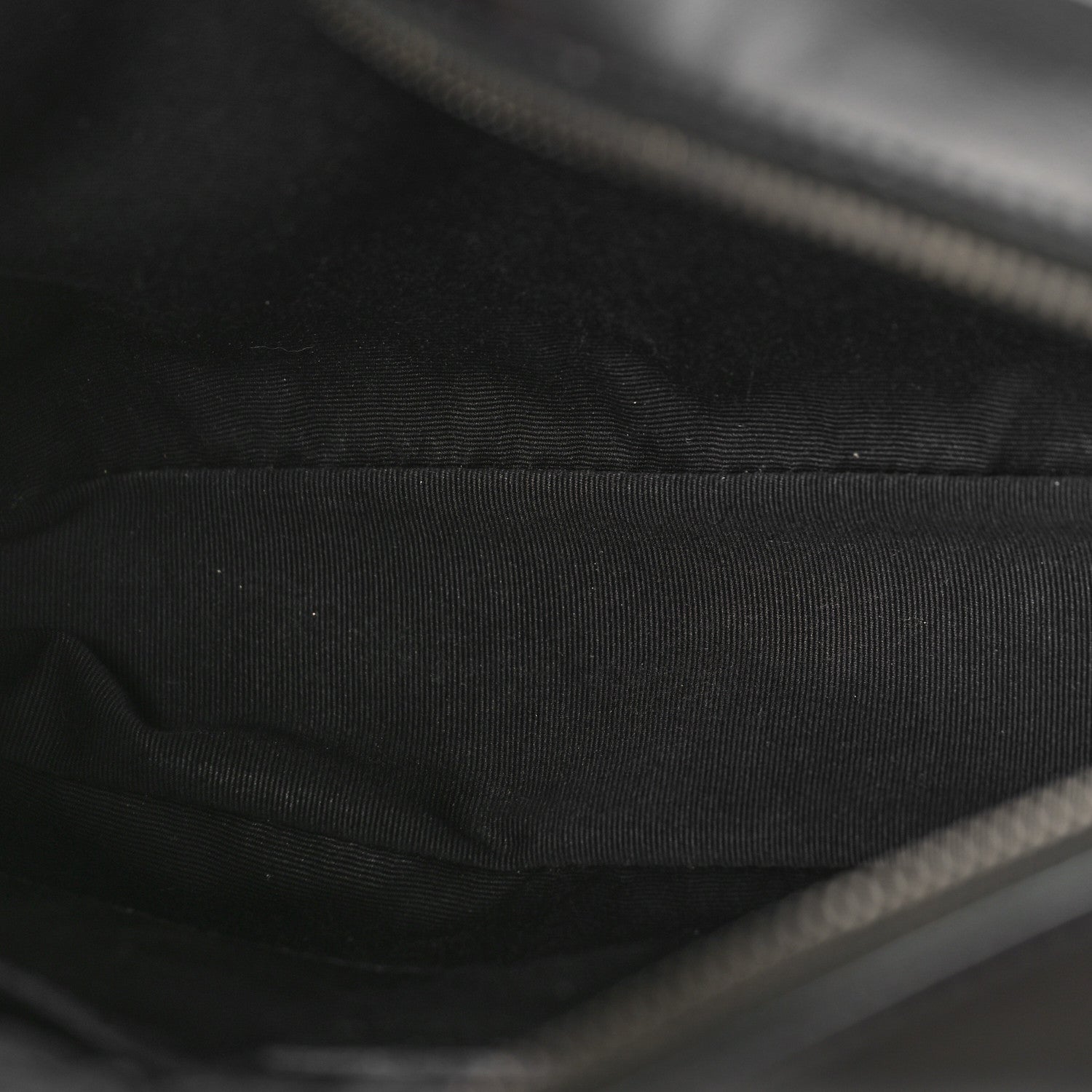 Saint Laurent Calfskin Matelasse Monogram Monochrome Lou Camera Bag Black 5 of 8