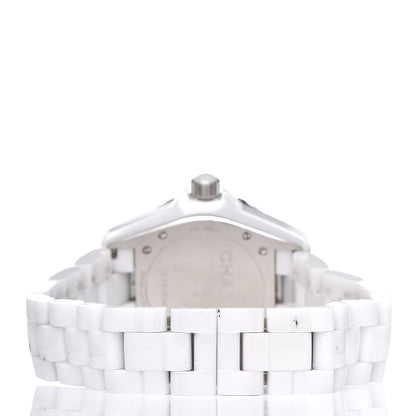 Chanel Stainless Steel Ceramic 38mm J12 Automatic Watch White 4 of 6