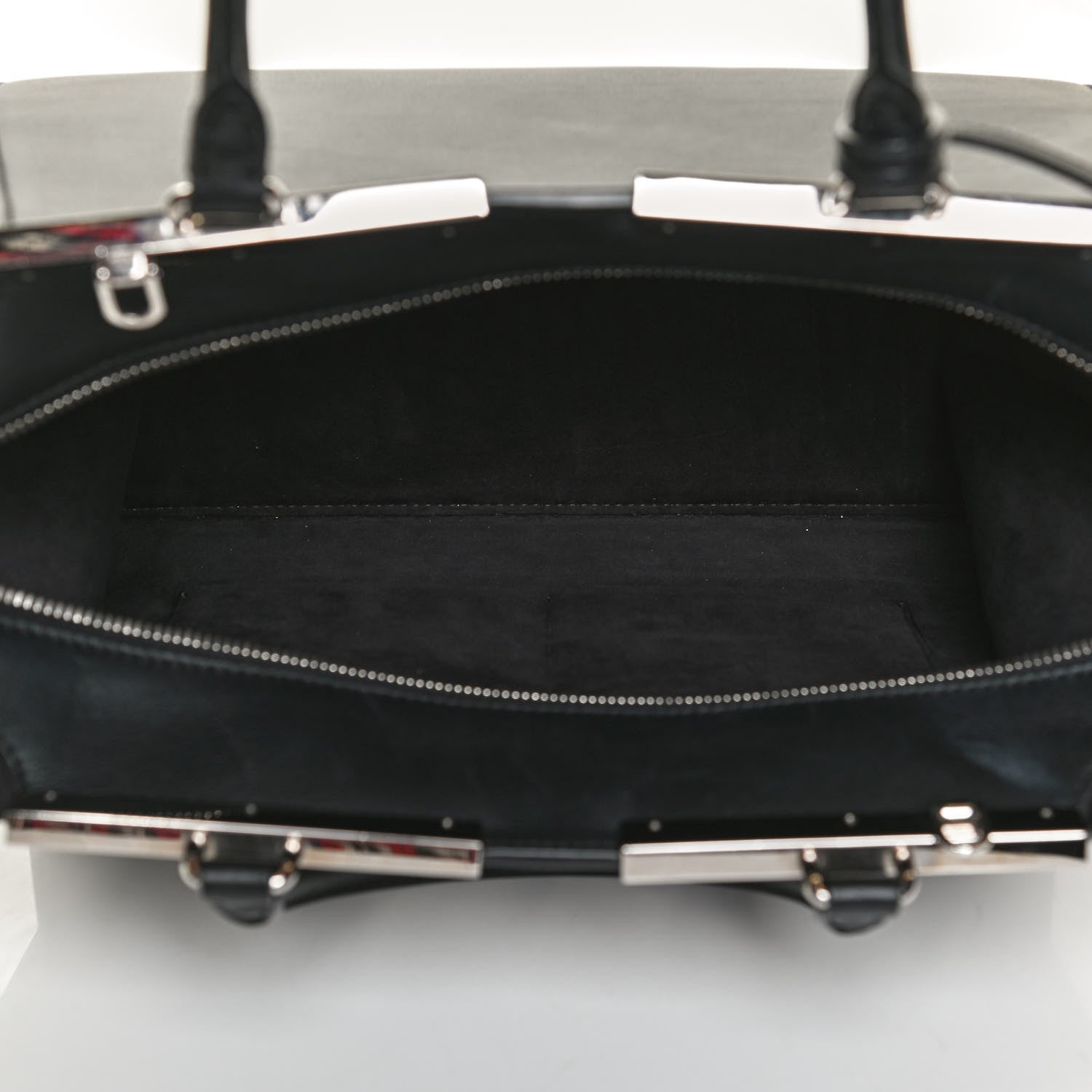 Fendi Vitello Dolce Petite 3jours Tote Black 5 of 12