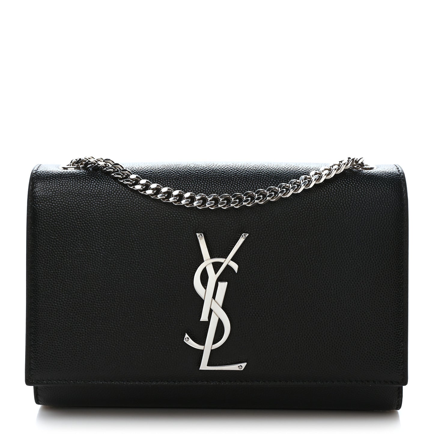 Grain De Poudre Small Monogram Kate Satchel Black
