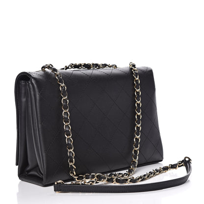 Chanel Calfskin Stitched Large Flap Black 3 of 18