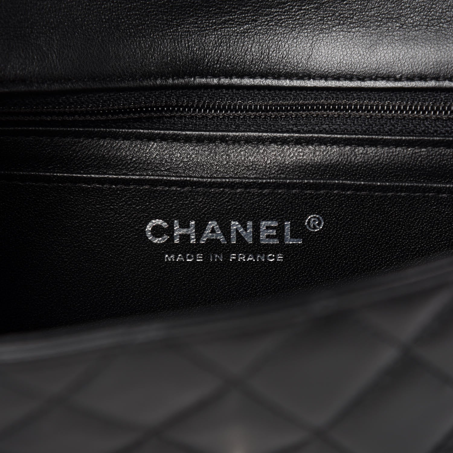 Chanel Lambskin Quilted Mini Rectangular Flap Black 10 of 13