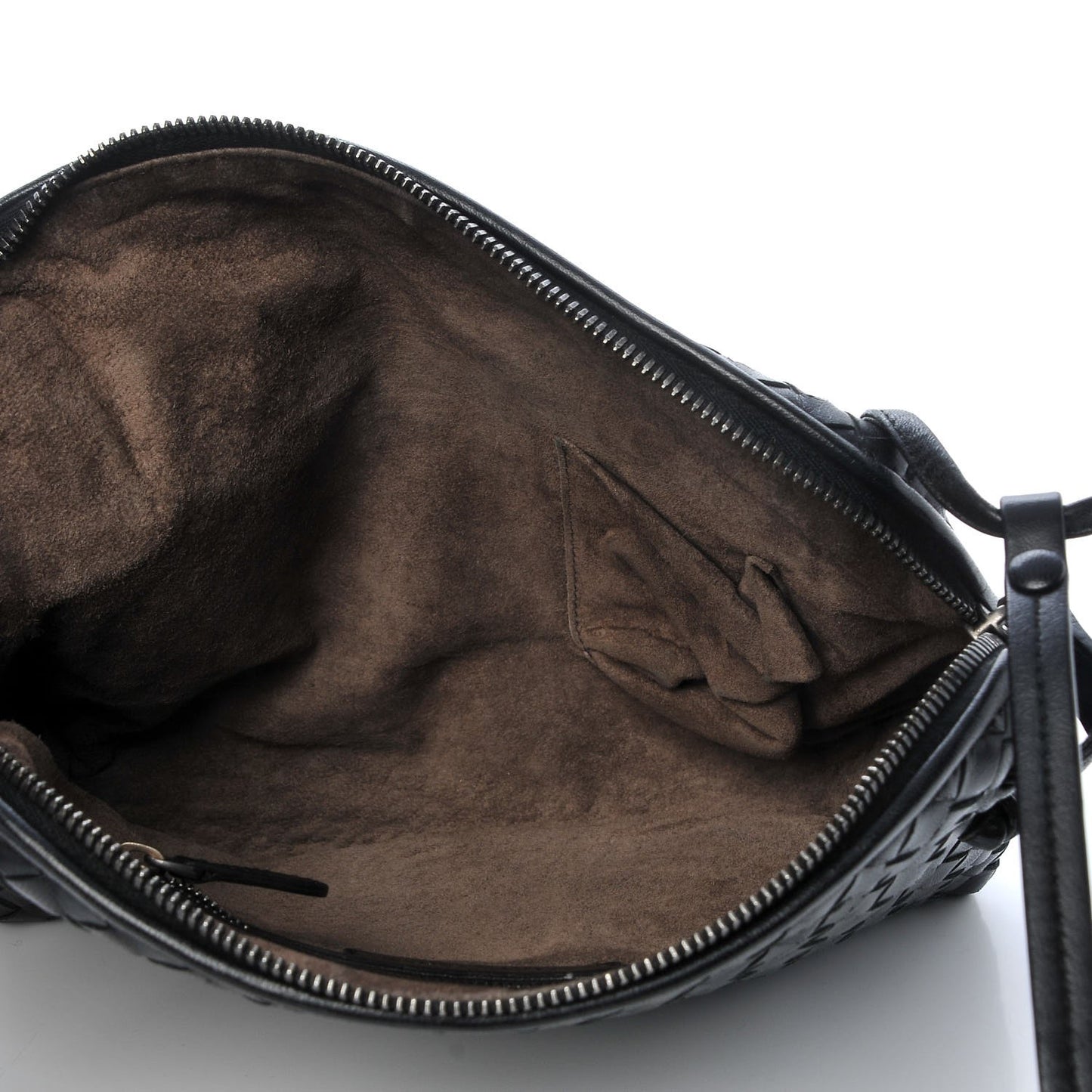 Nappa Intrecciato Pillow Crossbody Messenger Nero Black