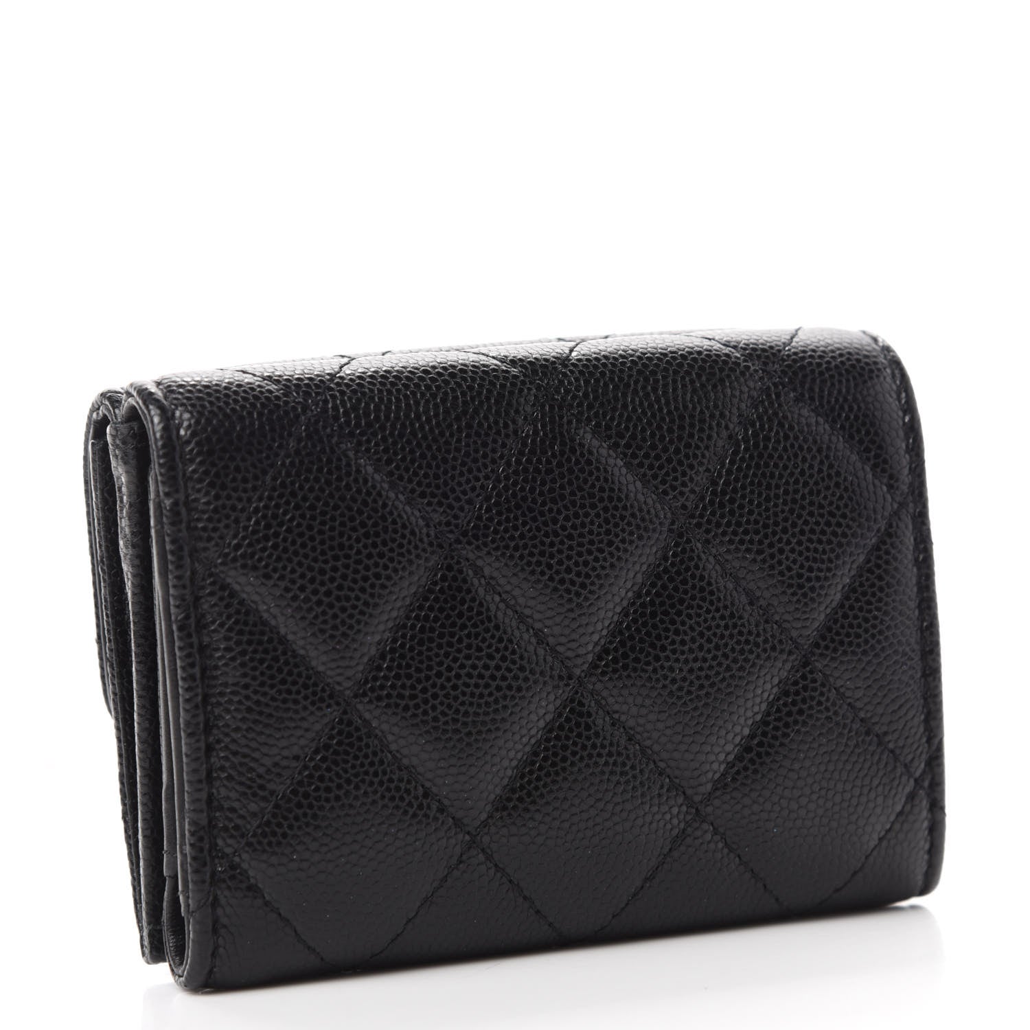 Chanel Caviar Quilted My Everything Small Flap Wallet Black 3 of 9