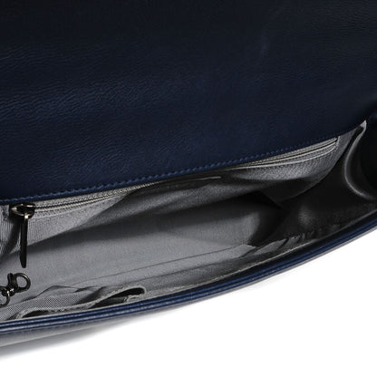 Chanel Calfskin Quilted Large Boy Flap Navy 5 of 8