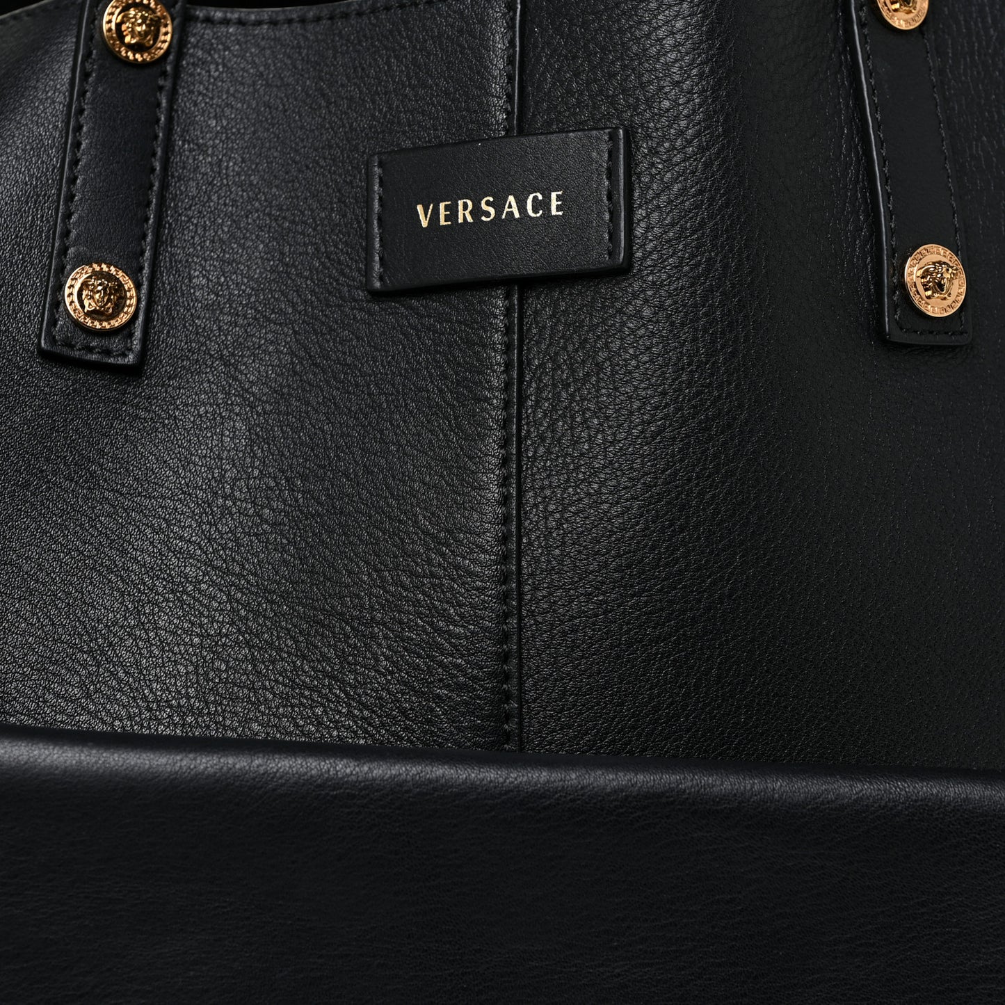 Calfskin Palazzo Tote Black