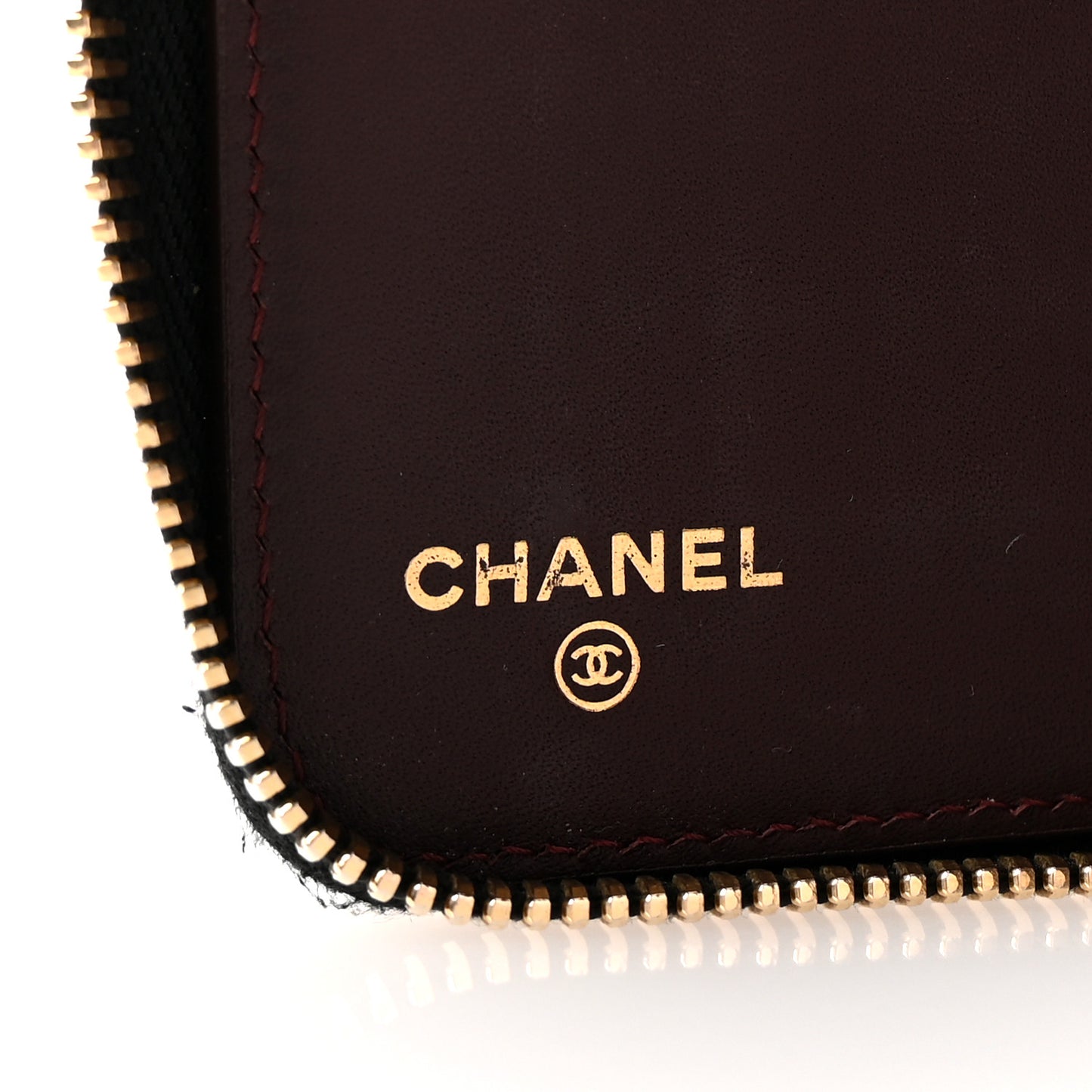 Caviar Quilted Large Zip Around Organizer Wallet Black