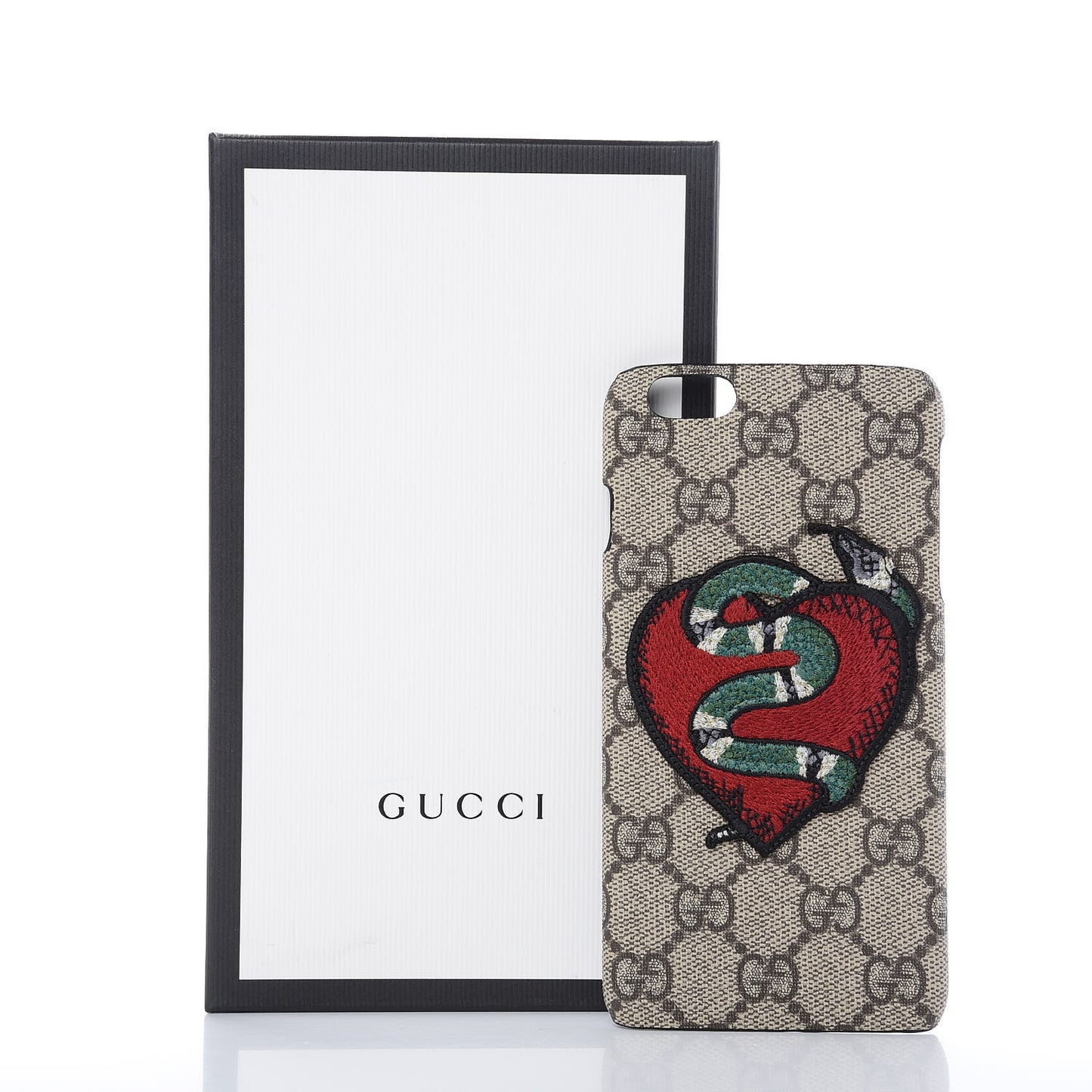 GG Supreme Monogram Kingsnake Heart Iphone 6 Plus Case