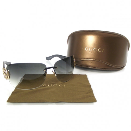 Gucci Frameless GG Logo Sunglasses GG 2833S Gray 4 of 7