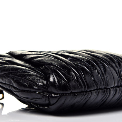 Miu Miu Matelasse Lux Wristlet Clutch Black 8 of 9