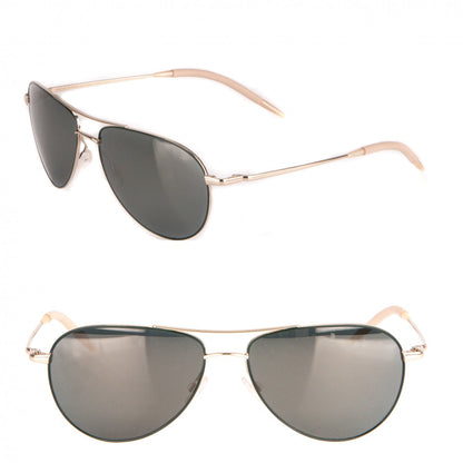 Oliver Peoples Benedict Aviator Sunglasses Gold 1 of 5