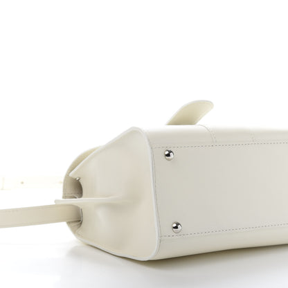 Delvaux Calfskin Mini Brillant Satchel Ivory 9 of 14