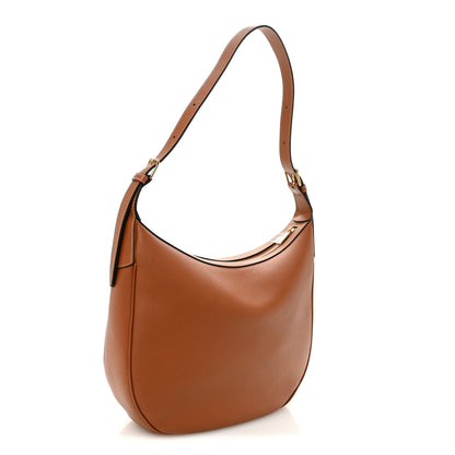 Celine Supple Calfskin Medium Triomphe Heloise Shoulder Bag Tan 3 of 10