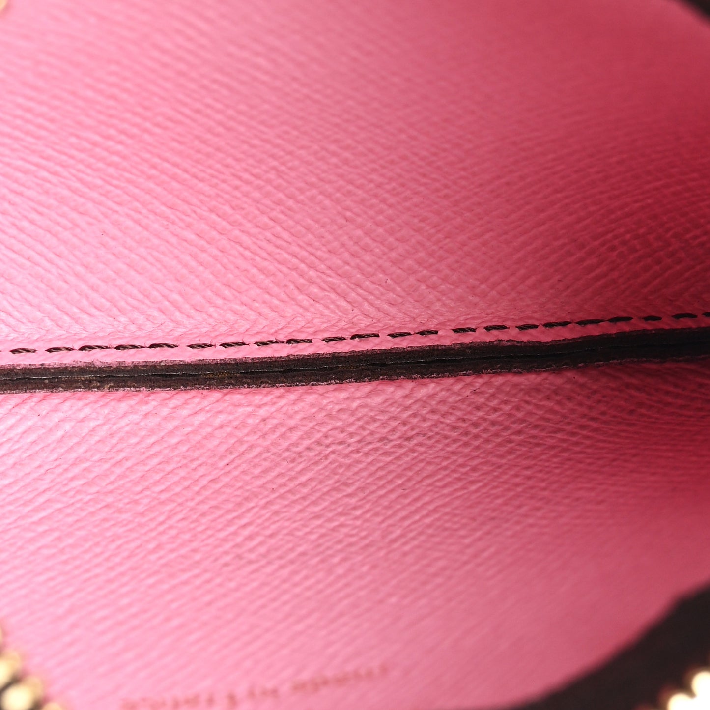 Monogram 2023 Christmas Animation Alpine Key Pouch Pink