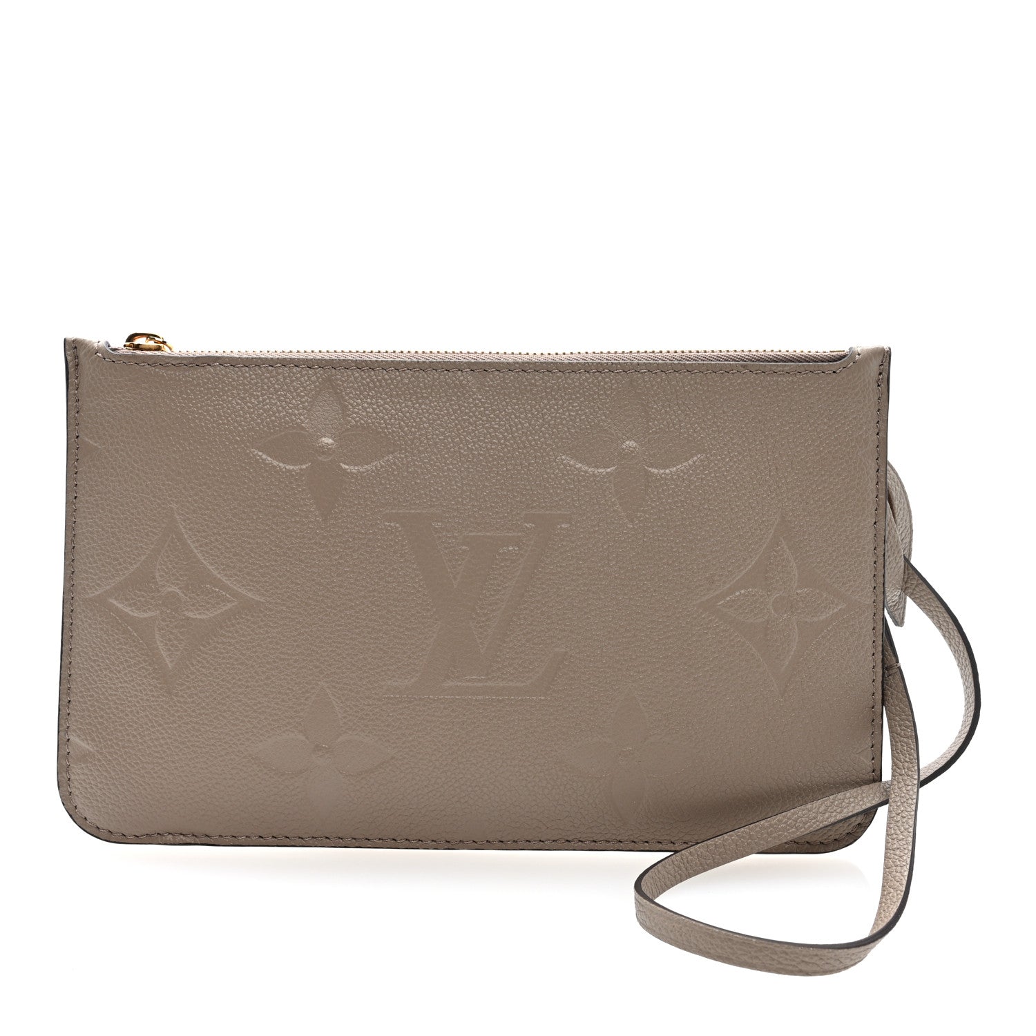 Louis Vuitton Empreinte Monogram Giant Neverfull MM Pochette Tourterelle 1 of 6